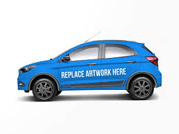 Download Hatchback Car Branding And Wrapping Mockup Mockup Love PSD Mockup Templates