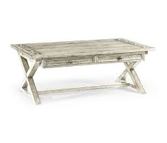 Jonathan Charles Coffee Table Rustic With X Frame Pavilion Broadway