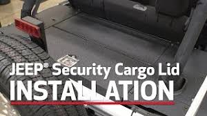 The trail is winding, the mud sloppy and the terrain a rocky climb to the unknown. Aries Jeep Wrangler Unlimited Security Cargo Lid Install 2070475 Youtube