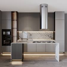 Kitchen Interior 3d Model Created By Allard Available In 3d Studio Autodesk 3ds Max Autodesk Fbx Obj Modern Kitchen Interiors Modern Kitchen Kitchen Styling