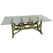 Gallery of metal base dining table. Two Customizable Industrial Metal And Wood Dining Room Table Bases For Sale At 1stdibs