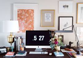 Acrylic sign office decor wall sign front desk reception office accessories for business (shown as 5 x 12 inches) myrtletreevinyl. 27 Best Home Office Decor Ideas To Keep You In The Zone Architectural Digest