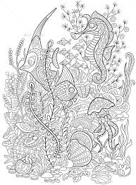 Underwater Ocean Animals Ocean Coloring Pages Coloring Pages Animal Coloring Pages