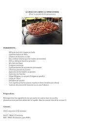 Le Chili Con Carne A L Omnicuiseur Alimentation Omnicuiseur Vitalite Recettes De Cuisine