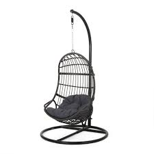 perry outdoor wicker hanging nest chair with stand hanging chair hanging chair with stand outdoor wicker
