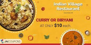 Indian Village Restaurant In Greenfield Wi At 7640 W Forest Home Ave In Greenfield Wi At 7640 W Forest Home Ave Jaicoupons Food Coupon Restaurant Offers Biryani