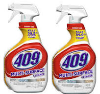 Formula 409 Antibacterial Multi Surface Cleaner Spray, 32 Fluid Ounces, 2  Pack