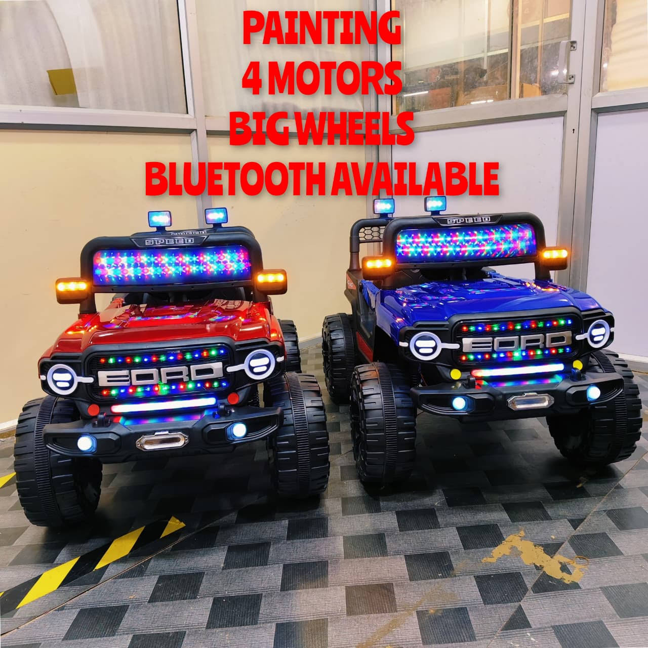Ford jeep 4*4 motor remote control pendrive bluetooth product image