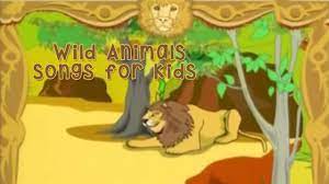 Educational video for kids to learn new vocabulary and find out about wild animals like the lion, the elephant, the giraffe, the monkey, the crocodile, the g. Wild Animals Songs For Kids Youtube
