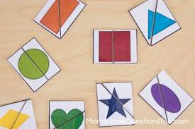 Kids, as well as adults, love these word searches. 2 Part Shape Puzzles Moms Have Questions Too