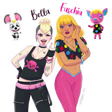 Learn about bella the mice villager in animal crossing: Bella And Fuschia As Humans Oc Animalcrossing