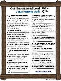 Apr 02, 2020 · sequential easy first hard first. The Road To Calvary And The Resurrection A Short Bible Quiz