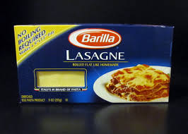 Smells Like Food In Here Barilla No Boil Required Lasagna Noodles