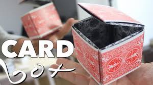 Bedazzle a box and have your guests slide their. How To Make A Playing Card Box That Opens And Closes Youtube