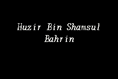 Анам бабам беним,anam babam benim •••. Huzir Bin Shamsul Bahrin Advocate And Solicitor In Jalan Usahawan