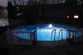 Above Ground Pool Light Solar Powered Wall Mounted White Led Light Lumi O