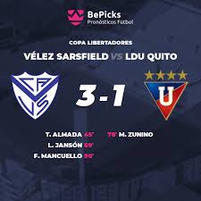 Camiseta de arquero oficial de liga deportiva universitaria de quito temporada 2019. Velez Sarsfield Vs Ldu Quito Predictions Preview And Stats