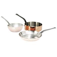 De Buyer 6462 24 3 2 Qt Straight Sided Copper Saute Pan With Cast Iron Handle Copper Kitchen Accessories Copper Cookware Copper Kitchen
