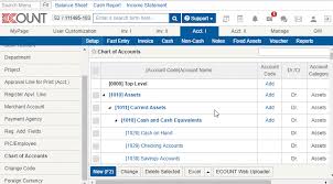 Customizable Chart Of Accounts Ecount Erp