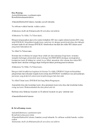 Jul 25, 2019 · contoh teks pembawa acara. Doa Penutupan Persami