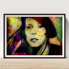 Joni Mitchell Collection #2 Art Print by Marvin Blaine