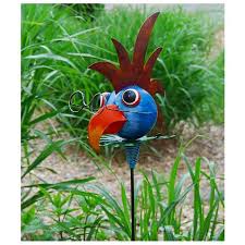Mel O Design Blechvogel Mit Brille Dekoration Garten 5021 16 99