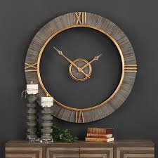 Uttermost Alphonzo Modern Wall Clock Wall Clock Modern Wall Clock Design Big Wall Clocks