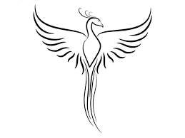 Шаблоны птица феникс 29 фото