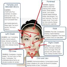 Is Your Skin Completely Freaking Out This Is Probably Why Face Mapping Acne Pimples On Face Face Acne