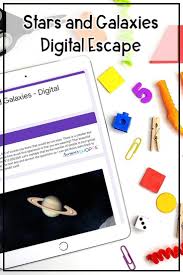 Star Systems And Galaxies Digital Escape Review Activity In 2020 Review Activities Galaxies Activities Science Skills