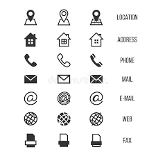 Save 15% on istock using the promo code. Business Card Vector Icons Home Phone Address Telephone Fax Web Location Symbols Ro In 2021 Vector Business Card Business Card Icons Illustration Business Cards