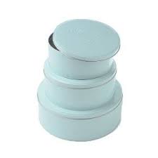 Nigella Lawson Living Kitchen Cake Biscuit Tin Set 3 Blue Nigella Lawson Nigella Duck Egg Blue Kitchen Accessories