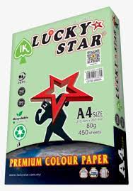 Kb a4 dark colour paper 80gsm (30 sheets). A4 80gsm Luckystar Yellow 450sheets Lucky Star A4 Paper Png Image Transparent Png Free Download On Seekpng