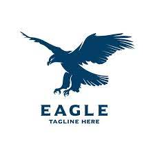 تحلق قالب تصميم شعار النسر logo design logo design template eagle logo
