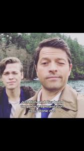 Alex Calvert Misha Collins