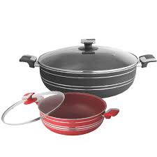 Home products tagged best non stick cookware brands in pakistan. Non Stick Wok Glass Lid Tiktok Store