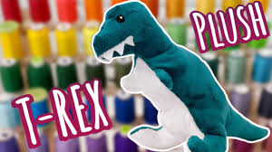 See also free printable 7 continents worksheet from pattern topic. T Rex Plush Tutorial Free Pattern Youtube