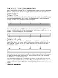 That is what indicates this note is to be played with on the bass drum. How To Read Drum Lesson Sheet Music Drum Kit Sheet Music