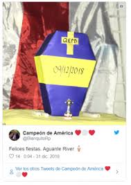 17 april at 15:30 ·. Los Hinchas De River Se Acordaron De Boca Para Despedir El Ano Con Memes