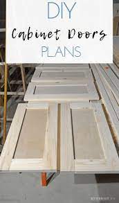 Easy Diy Shaker Cabinet Doors Free Furniture Plans From Bitterroot Diy To Build Your Own Cabi Diy Cabinet Doors Shaker Cabinet Doors Diy Shaker Cabinet Doors