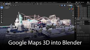 Google Maps 3d Data Into Blender Youtube