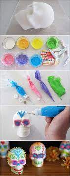 How To Make Sugar Skulls Calavera De Azucar Recipe Sugar Skull Day Of The Dead Party Halloween Crafts