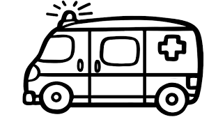 How To Draw Toy Ambulance Coloring Page For Kids Learn Colors Ambulance Drawing For Kids Drawing For Kids Learning Colors Coloring Pages For Kids