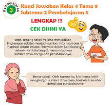 Lengkap Kunci Jawaban Kelas 4 Tema 9 Subtema 2 Pembelajaran 3 Kunci Jawaban Tematik Lengkap Terbaru Simplenews