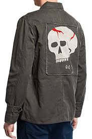 Amazon Com John Varvatos Star Usa Mens Perry Skull Patch 4