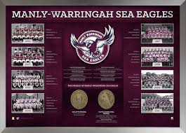 Find the perfect manly warringah sea eagles stock photos and editorial news pictures from getty browse 9,954 manly warringah sea eagles stock photos and images available, or start a new search. Manly Warringah Sea Eagles Historical Series Framed Lithograph Pro Sports Memorabilia