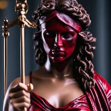 Фемида с завязанными глазами и …» — картинка создана в Шедевруме