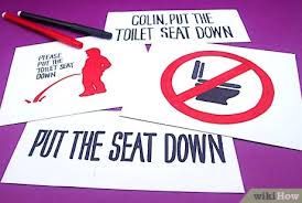 Check spelling or type a new query. How To Make Your Own Put Toilet Seat Down Sticker 7 Steps
