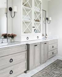 Two Tone Bathroom Cabinetry Love Inspiration Bathroom Greenbasementsandremodeling Atlantac Bathroom Counter Storage Bathrooms Remodel Bathroom Design
