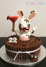 Raving Rabbids Nutella Cake Nutella Cake Cookie Recipes Decorating Cake